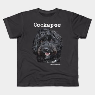 Black Cockapoo / Spoodle and Doodle Dog Kids T-Shirt